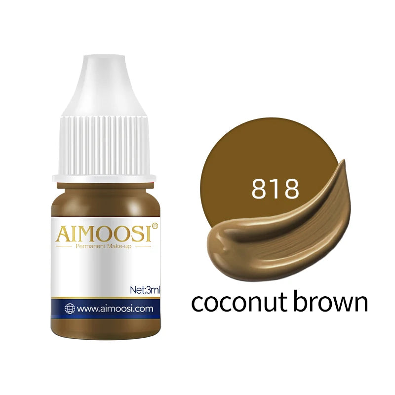 AIMOOSI Lip Tattoo Ink for Semi Permanent Makeup Nano Eyebrows Microblading Pigment 3ML Beauty Health Tattoo Supplies