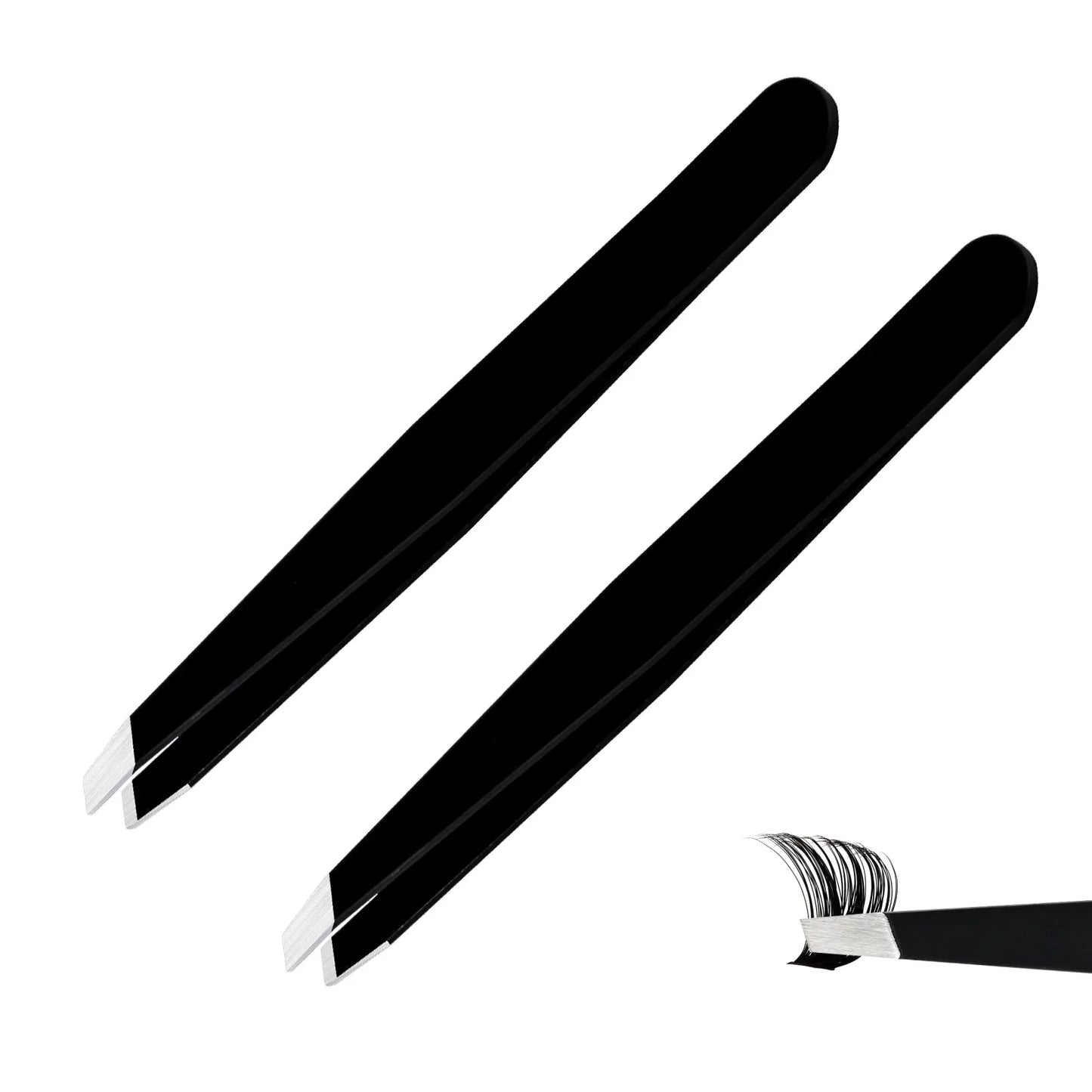 GEMERRY Tweezers for Eyelash Extension Colorful Stainless Steel Superhard Fiber Tips High Precision Anti-Static Makeup Tool