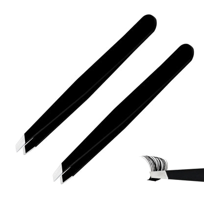 GEMERRY Tweezers for Eyelash Extension Colorful Stainless Steel Superhard Fiber Tips High Precision Anti-Static Makeup Tool