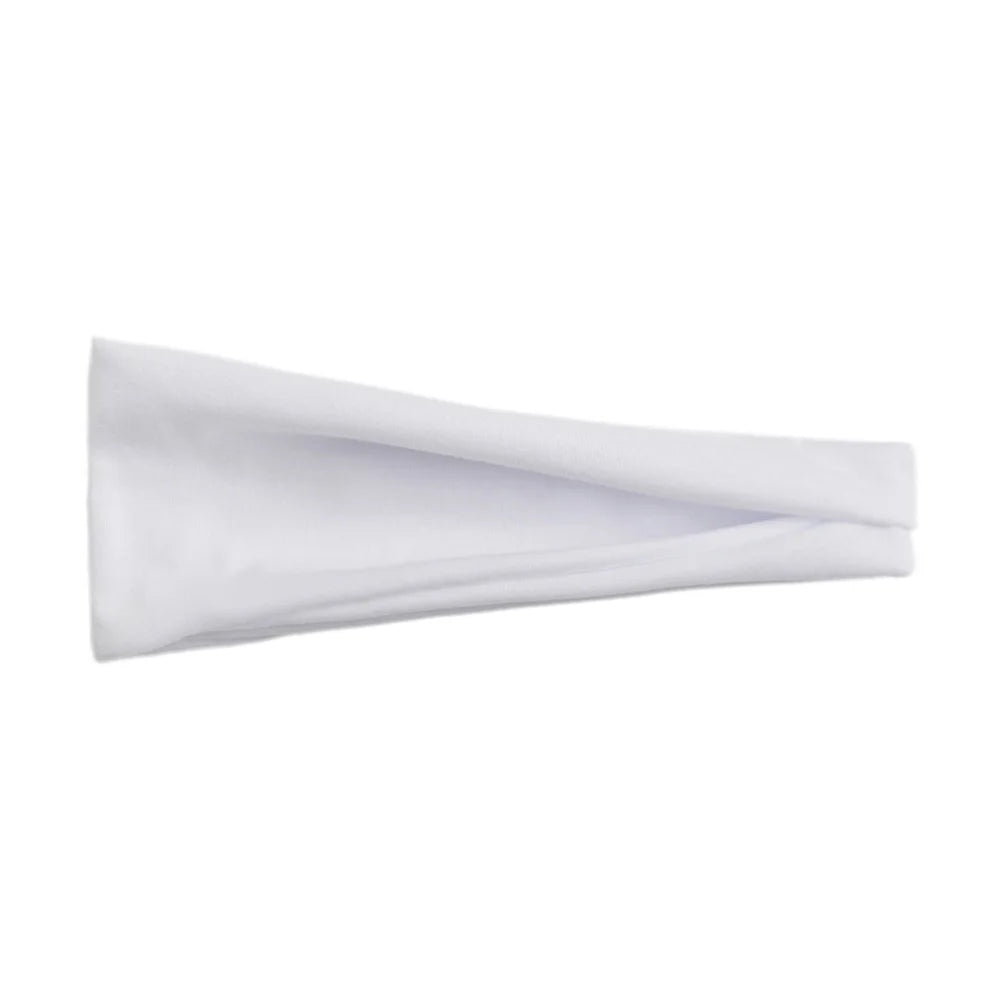 Women Solid Color Wide Elastic Headband Adjustable Cotton Sport Yoga Hair Band Fashion Turban Makeup Hair Hoop Hair Accessories