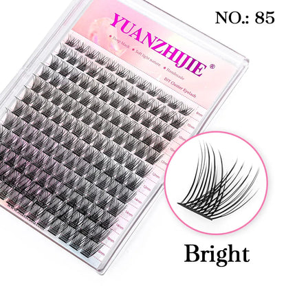 Super Cheap MASSCAKU Segemented DIY Handmade Make up Fake Lashes Cosplay Eyelashes Brush Bond maquillaje Makeup Products Fan