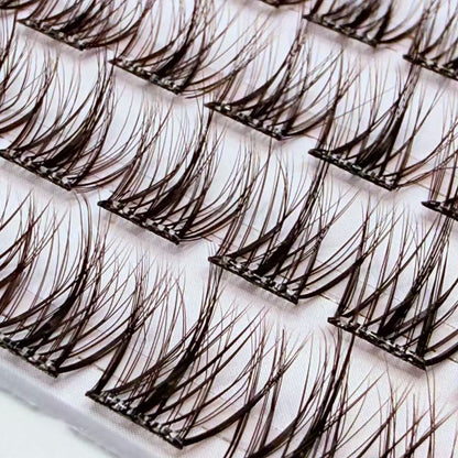 LONZUNIN Hot Sales Faux Mink Soft Wispy Fake Lashes 5D Fluffy No Glue Eyelashes