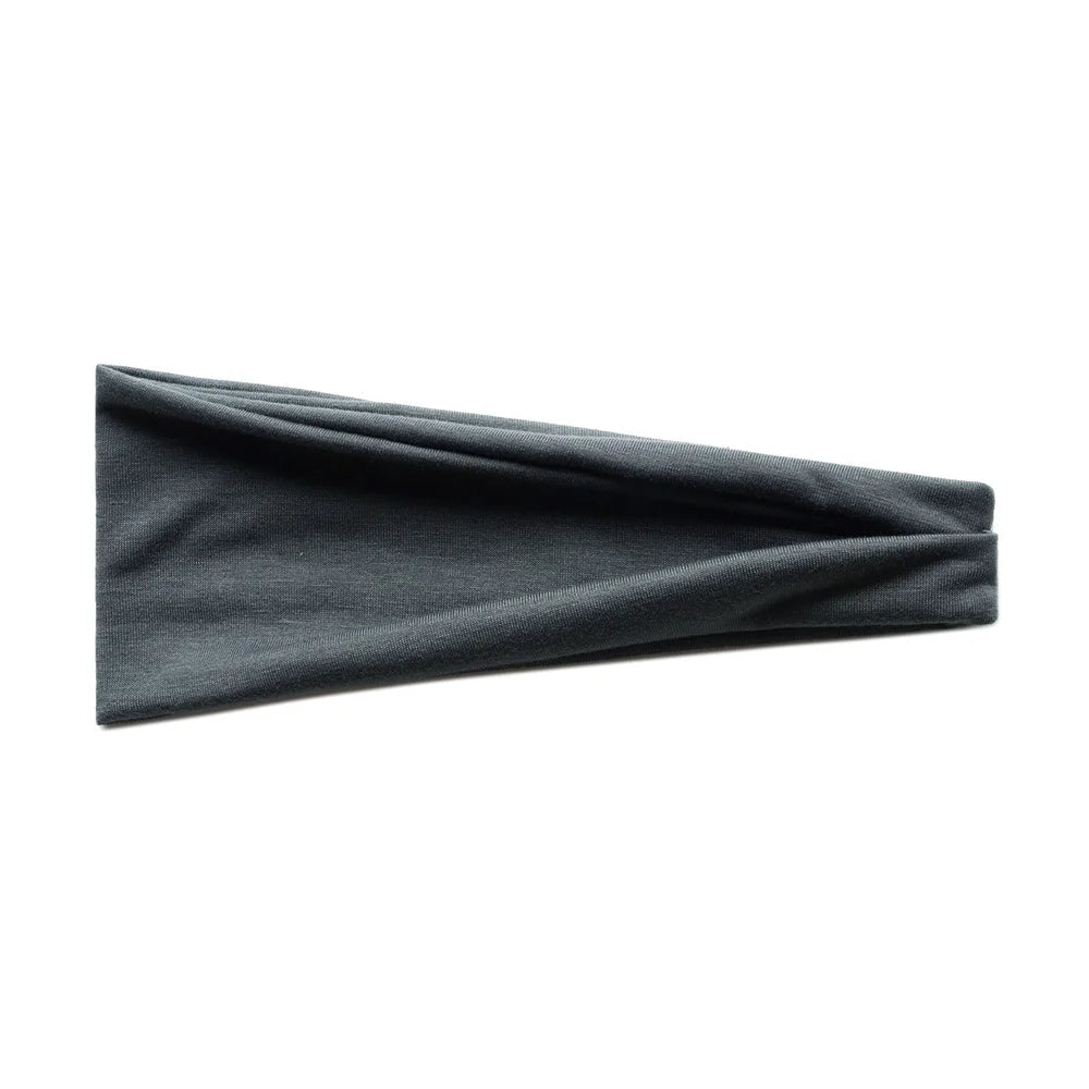 Women Solid Color Wide Elastic Headband Adjustable Cotton Sport Yoga Hair Band Fashion Turban Makeup Hair Hoop Hair Accessories