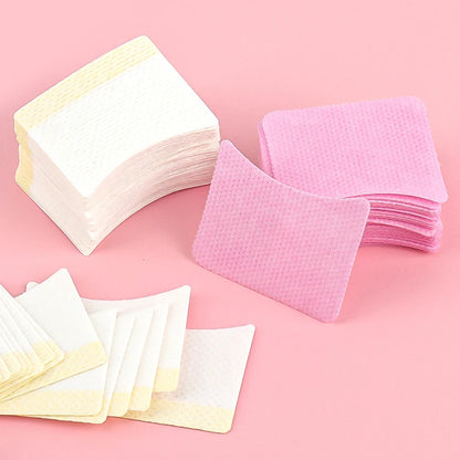40/200Pcs Disposable Cotton Eyelashes Patch Sticker For Removing Eyelashes Under Eye Paper Patches Cleaning Tool Makeup Supplies