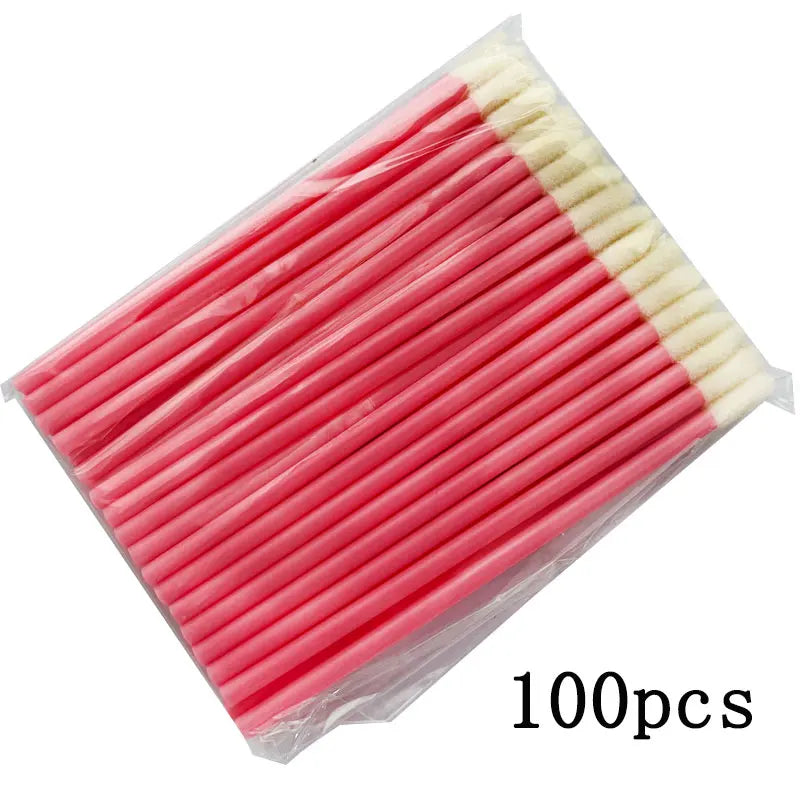 New 5/50/100 Pcs Disposable Lip Brush Eyelash Makeup Brushes Lash Extension Mascara Applicator Lipstick Wands Set Cosmetic Tools
