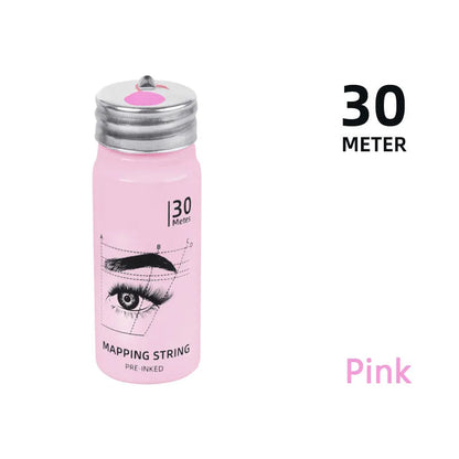30m Microblading Pre-Inked Mapping String Eyebrow Makeup Dyingliner Thread Borw Permanent Positioning Measurement Tattoo Tools
