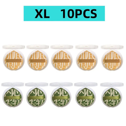 YS0080-100-Point Cotton Cushion Puff - Makeup Artist Grade, Non-Powder Absorbing, Thick Q-Elastic, Dry/Wet Dual-Use