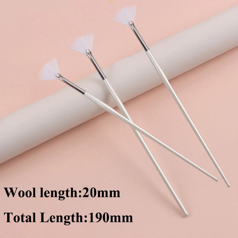 Practical Facial Brushes Fan Makeup Brushes Portable Mask Brush Cosmetic Tools for Women Flexible Facial Soft Mask Applicator