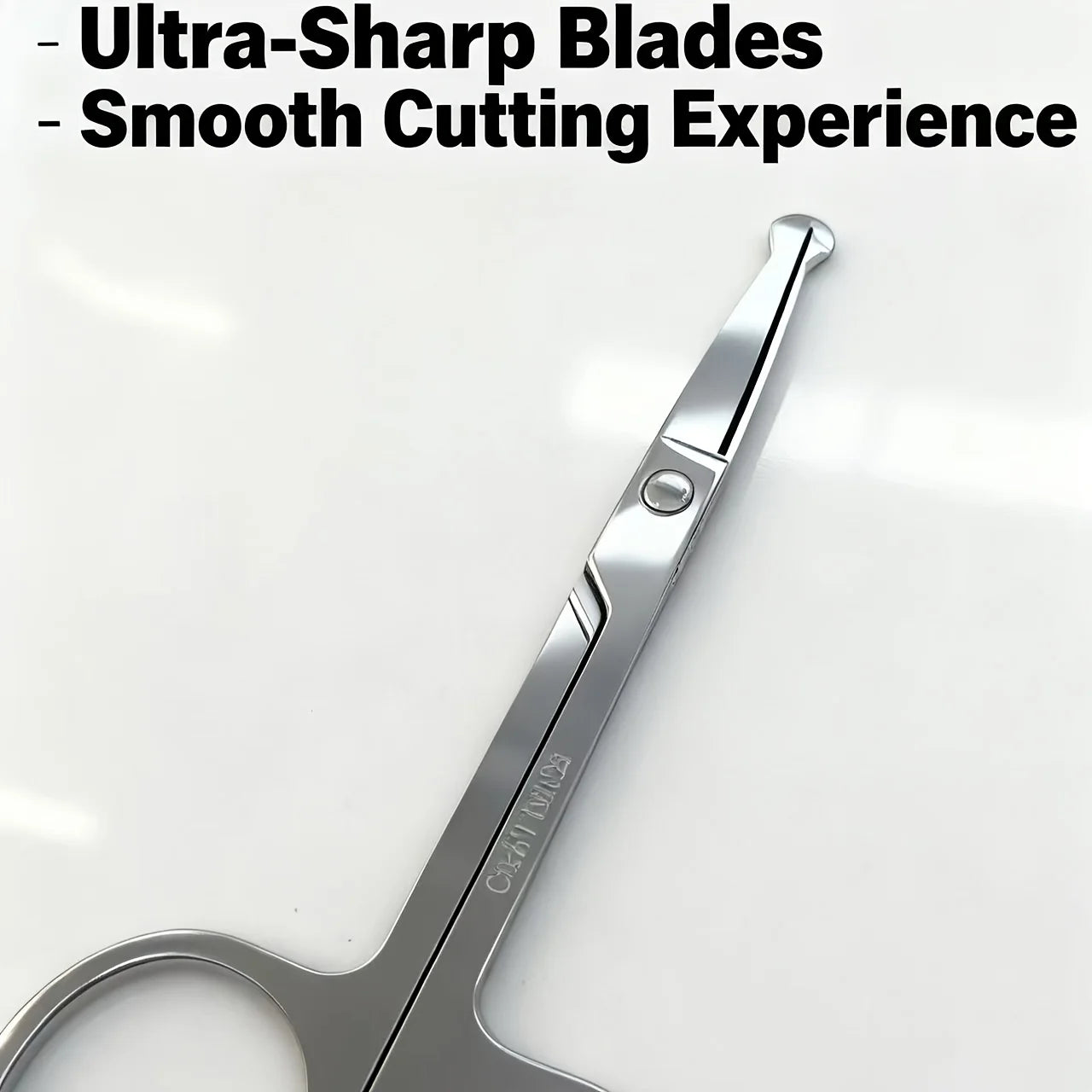 Round-headed safety eyebrow trimmer, 1-pack, precise cutting, won’t damage skin, multi-functional, portable design.