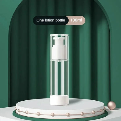 30ml 80ml 100ml Clear Airless Cosmetic Cream Pump Bottle Travel Size Dispenser Makeup Container for Cream Gel Lotion