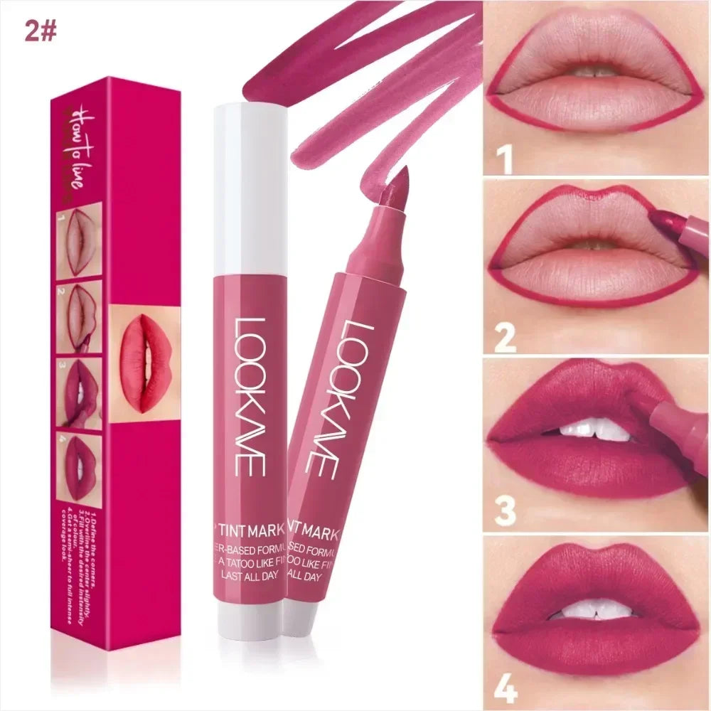 Plump Liquid Lipliner Pen Lasting Lipstick Marker Stick Waterproof Moisturize Matte Nude Red Contour Tint Lipgloss Tattoo Makeup