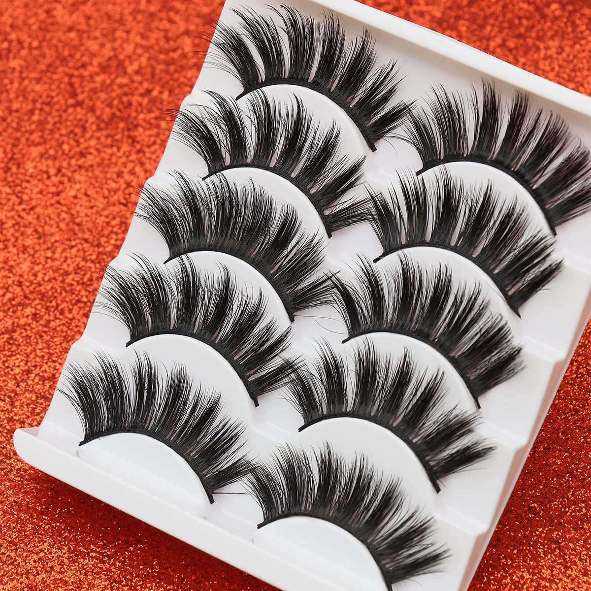 5/10Pairs 3D Mink Lashes Natural Eyelashes Dramatic False Eyelashes Faux Cils Makeup Wholesale Fake Eyelash Extension maquiagem