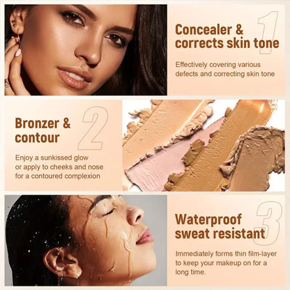 10 Colors Concealer Palette Eye Repairing Base Palette Matte Dark Circles Tattoo Contour Covering Concealer Cream Lasting Makeup