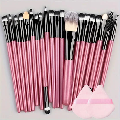 20Pcs Makeup Brush Set Eyeliner Brush Blending Brush Makeup Brushes for Cheeks Eye Cosmetic Foundation Brush Make Up Set 2035