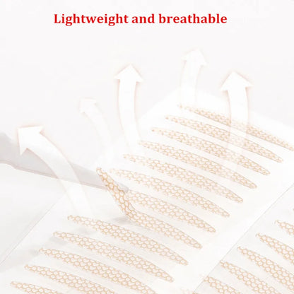 U N N Y Eyelid Tape Sticker Invisible Double Fold Eyelid Paste Beige Stripe Self-adhesive Natural Eye Tape Makeup Tool