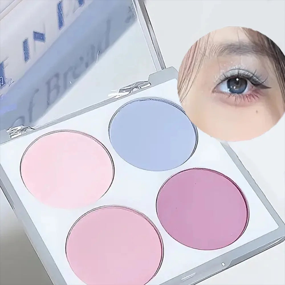 Waterproof Matte Blush Palette 4 Colors Long-Lasting Multi-Look Makeup Unisex Safe Certified Great Gift Choice