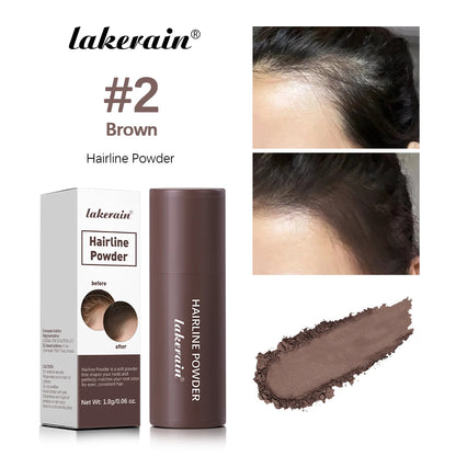 Hairline Powder Long Lasting Shadow Filling Forehead Hair Gaps Waterproof Sweat-proof Fine Powder Natural Color Hairline Makeup