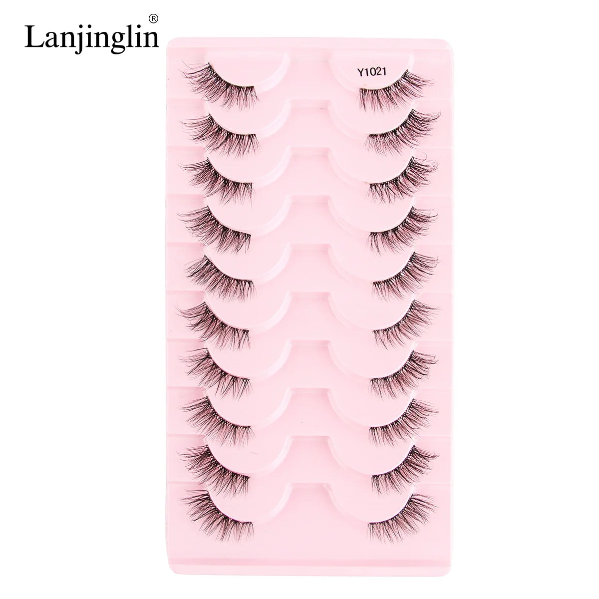 Fake Lashes 3/10 Pairs Half Lashes Cat Eye Natural Long Wispy 3D Mink Eyelash Reusable Makeup Tool Faux Cils maquillaje Cílios