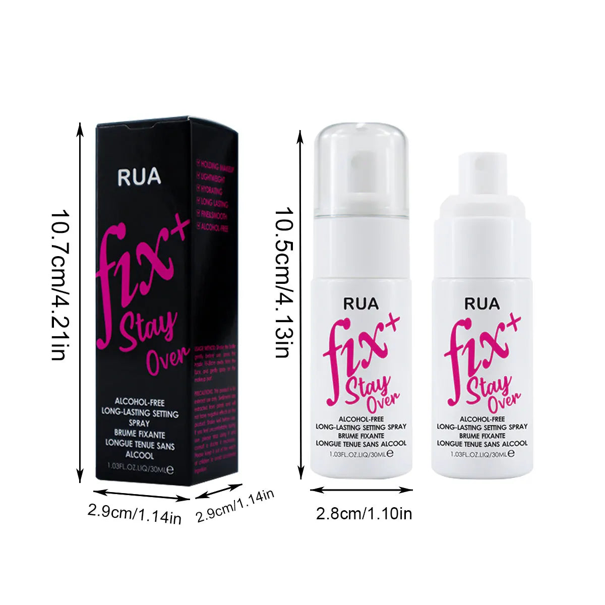 Mattifying Waterproof Setting Spray Glossy Matte Base Makeup Control Oil Non-Sticky Waterproof Make-up Fixer Spray for All Skin