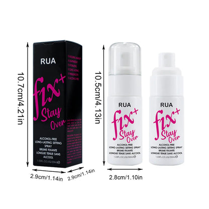 Mattifying Waterproof Setting Spray Glossy Matte Base Makeup Control Oil Non-Sticky Waterproof Make-up Fixer Spray for All Skin