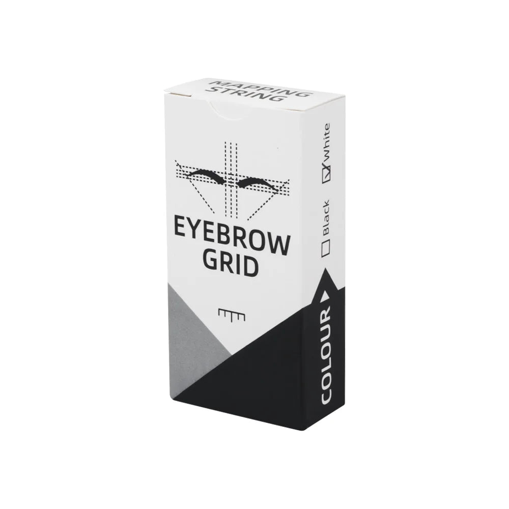 New Stretchable Mapping Pre-ink String Microblading Eyebrow Makeup Dyeing Thread Semi Permanent Eyebrows Grid Measuring Tools
