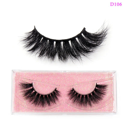 LEHUAMAO Eyelashes 3D Mink Lashes natural mink lashes for daily wear soft lashes Eyelash extension real Eyelash for makeup D103