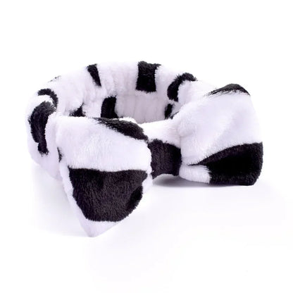 Women Makeup Coral Fleece Headband Wash Face Soft Hair Holder Elastic Top Knot Hairbands Girl Headwear Hair Accessories
