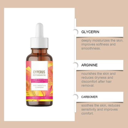 Cyperus Rotundus Oil Deeply Moisturizing Nourishes Skin Reduces Hair Removing Dryness Discomfort Soft Smooths Skincare Care Oils