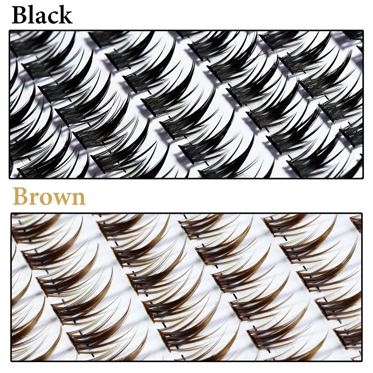 1 box/160 bunches Mink Eyelashes 3D Russian individual Eyelash cluster Natuaral Eyelash Extension Makeup Tools Lashes Wholesale