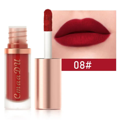 CmaaDu 12Color Long-Lasting Lip Sense Color Makeup Waterproof  Lipsticks Matte Velvet Lip Gloss