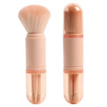 4pcs/set 4 In 1 Telescopic Makeup Brush Portable Travel Makeup Brushes Set Eyeshadow Loose Powder Mini Makeup Brush Beauty Tools