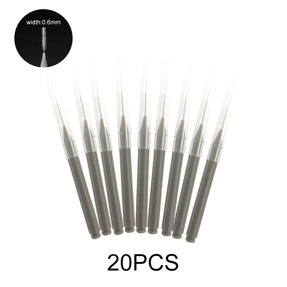 5/10/50PCS Mini Eyebrow Brush Brow Perm Brush Disposable Brow Lifting Brush Bendable Micro Eyelash Brush  Applicator Makeup Tool