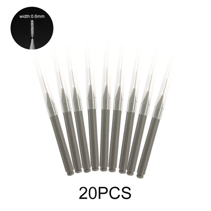 5/10/50PCS Mini Eyebrow Brush Brow Perm Brush Disposable Brow Lifting Brush Bendable Micro Eyelash Brush  Applicator Makeup Tool