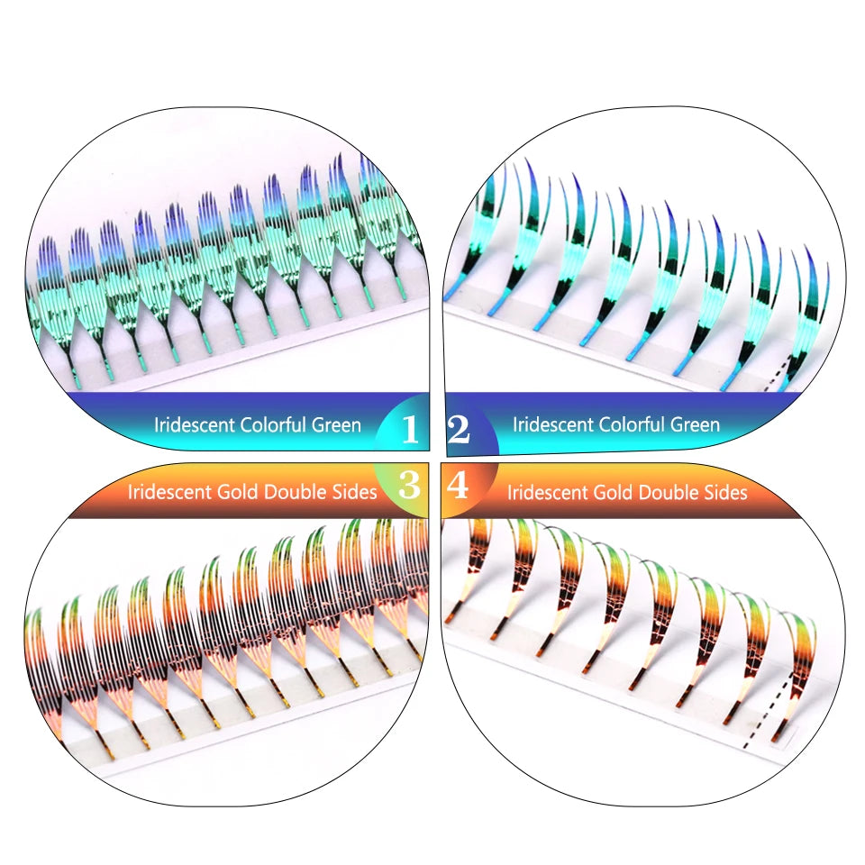 lashrujade Comic Spire Lashes Premade Fans Eyelash Extension Tower Top Feather shape Lashes Faux Mink Soft Natural Makeup Lashes