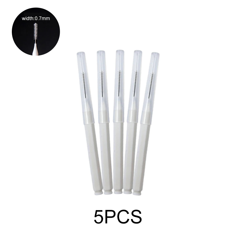 5/10/50PCS Mini Eyebrow Brush Brow Perm Brush Disposable Brow Lifting Brush Bendable Micro Eyelash Brush  Applicator Makeup Tool