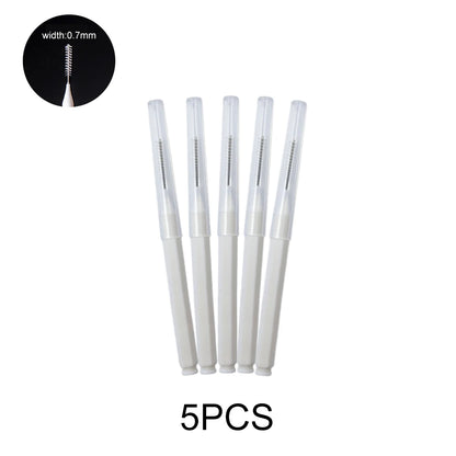 5/10/50PCS Mini Eyebrow Brush Brow Perm Brush Disposable Brow Lifting Brush Bendable Micro Eyelash Brush  Applicator Makeup Tool