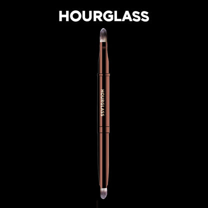 Hourglass Makeup Brush- No.16 Retractable Double-Ended Lip Brush Soft Fiber Hair Fashion Design Single Lip Brush