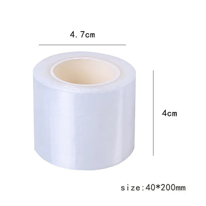 1 Roll  200M Plastic Wrap Eye Use Preservative Film Lash Remover Clear False Eyelash Extension Permanent Women Makeup Tools