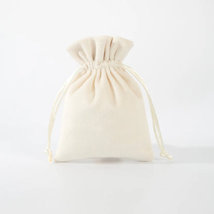 5Pcs Velvet Drawstring Bag 7x9cm 8x10cm 9x12cm 10x15cm 12x16cm 13x18cm 15x20cm Suede Flannel Gift Storage Pouch Makeup Organizer