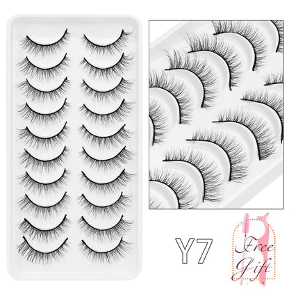 5/10Pairs 3D Mink Lashes Natural Eyelashes Dramatic False Eyelashes Faux Cils Makeup Wholesale Fake Eyelash Extension maquiagem
