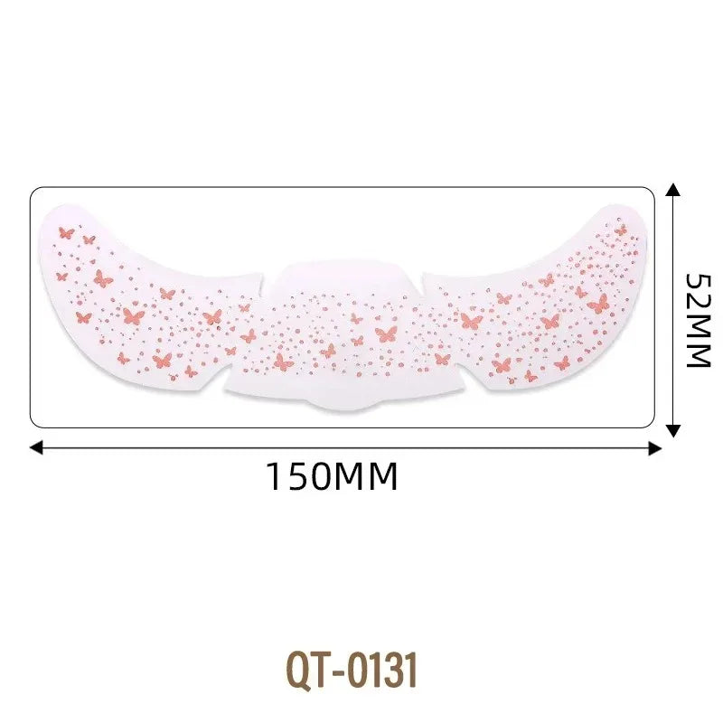 6 Sheets Hot Stamping Freckles Makeup Patches Glitter Gold Fake Freckles Temporary Tattoo Stickers for Dance Music Party Makeup