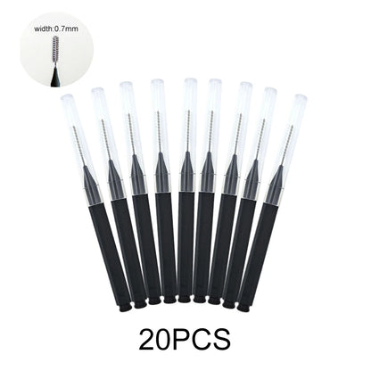 5/10/50PCS Mini Eyebrow Brush Brow Perm Brush Disposable Brow Lifting Brush Bendable Micro Eyelash Brush  Applicator Makeup Tool