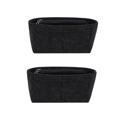 1/2pcs Trendy Felt Insert Bag Organizer Makeup Organizers Liner Perfect for Brand Women's Handbags Cosmetic Bags Bag Accesories