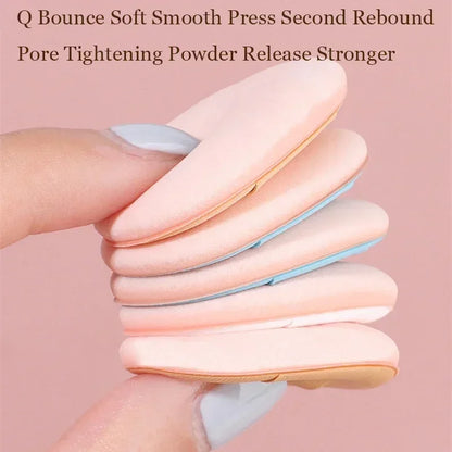 5/10Pcs Mini Finger Puff Foundation Small Air Cushion Powder Sponge Face Concealer BB Cream Cosmetic Applicator Makeup Tools