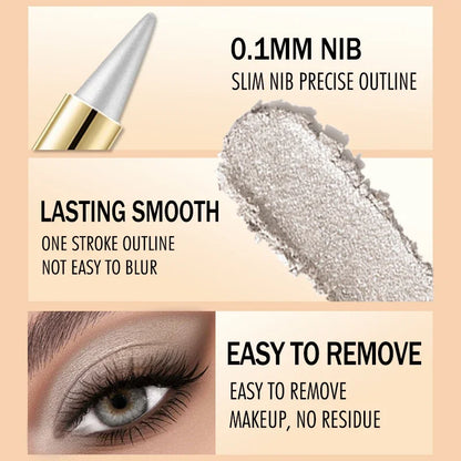 Waterproof Matte eyeliner gel Fast Drying Smudge Proof Long Lasting Makeup Professional Eye Liner Pen