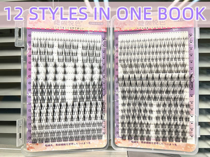 Mix 32Rows Eyeslashes Extension Personal Professional Individual Cluster Grafting Wholesale Large Capacity Flowerknow Makeup