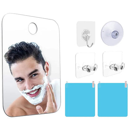 New Acrylic Mirror Shower Shaving Mirror Washroom Travel Accessories For Women Makeup Shaving Bathroom Tools