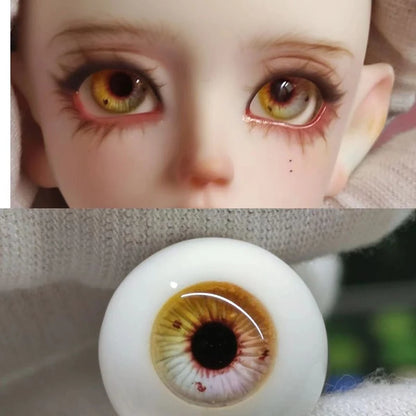 1 Pair Resin Eyes 10/12/ 14/ 16/ 18mm 1/3 1/4 1/6 Bjd Change Makeup Accessories Girls Dress Up Toys