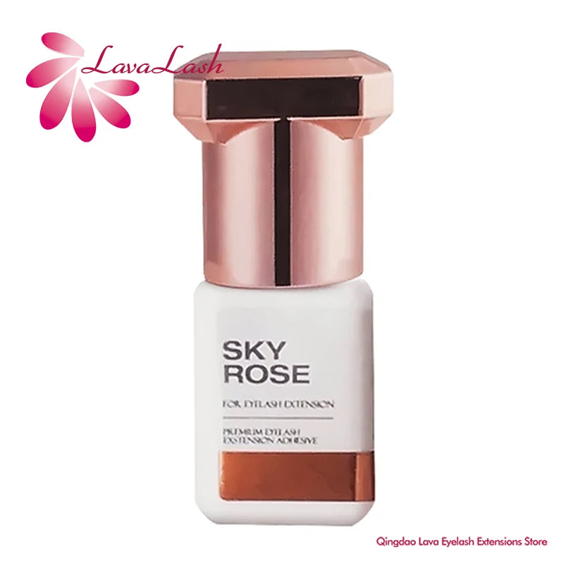 5 Bottles SKY Rose Glue Eyelash Extensions 1s Fast Drying Korea Sky Glue 5ml False Lash Glue Makeup Tools Adhesive Supplies Shop