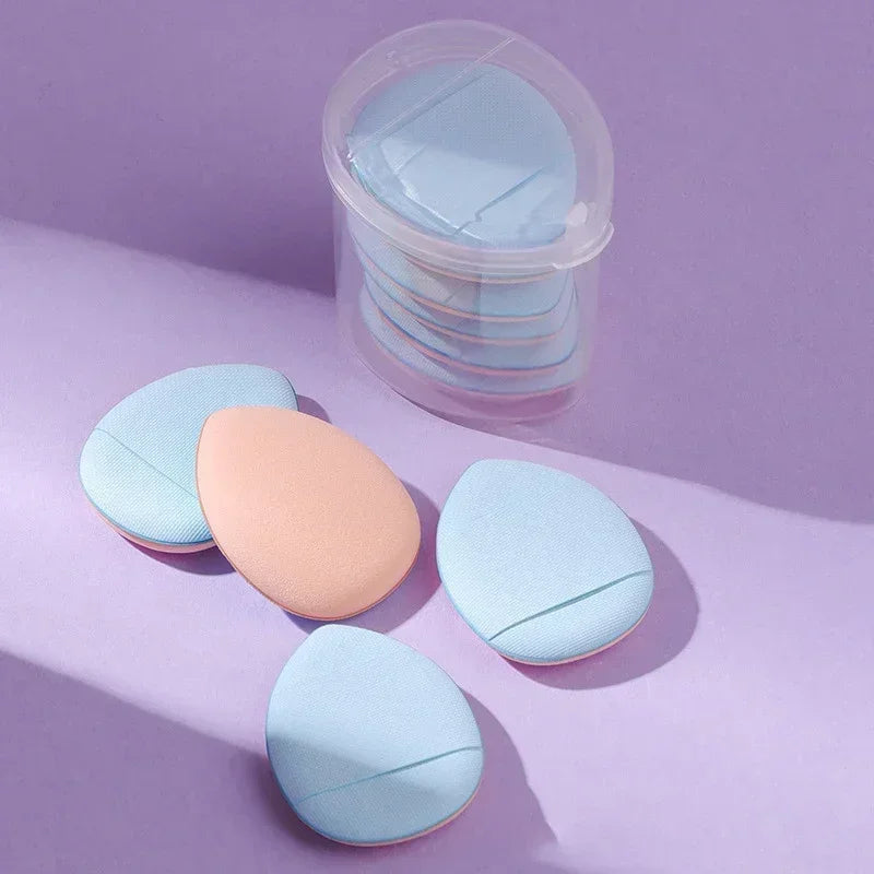 5/10Pcs Mini Finger Puff Foundation Small Air Cushion Powder Sponge Face Concealer BB Cream Cosmetic Applicator Makeup Tools
